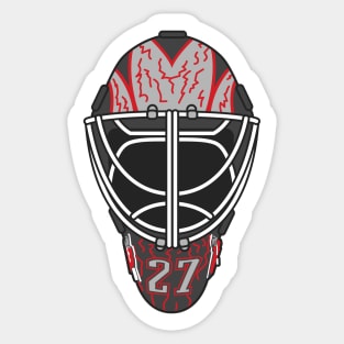 Devon Levi Sabres Goalie Mask Sticker